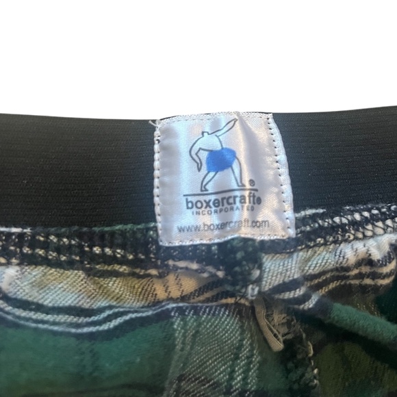 Boxercraft Green/White Plaid Flannel Pajama Pants | Small - Picture 5 of 5
